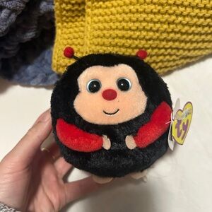 Ty beanie ballz dots ladybug